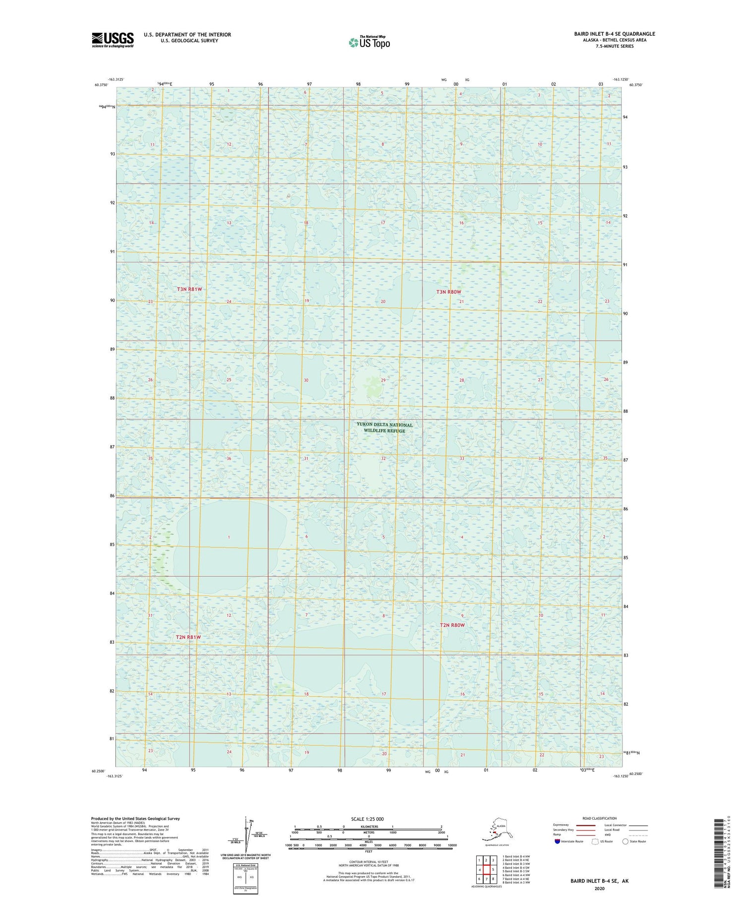 Baird Inlet B-4 SE Alaska US Topo Map Image