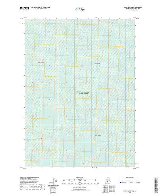 Baird Inlet B-4 SE Alaska US Topo Map Image