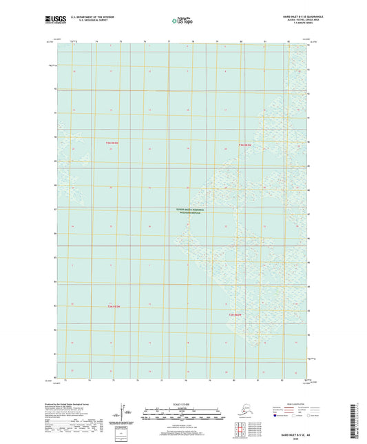 Baird Inlet B-5 SE Alaska US Topo Map Image
