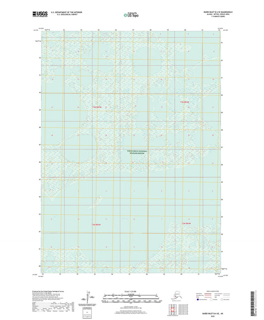 Baird Inlet B-6 SE Alaska US Topo Map Image