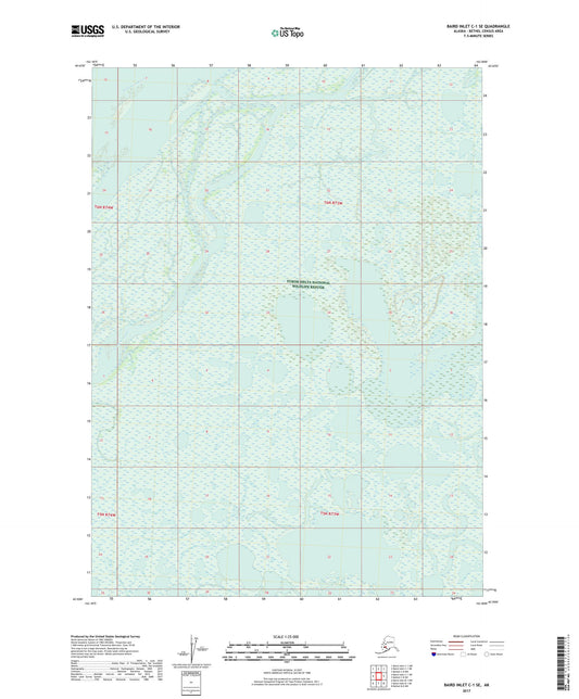 Baird Inlet C-1 SE Alaska US Topo Map Image