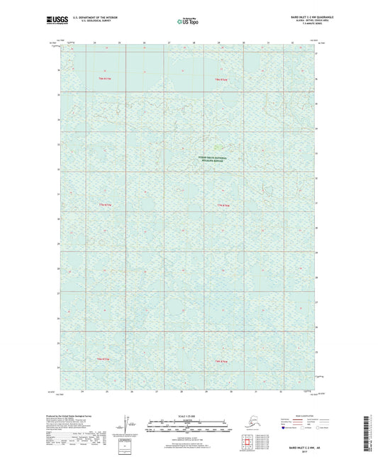 Baird Inlet C-2 NW Alaska US Topo Map Image