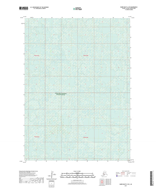 Baird Inlet C-2 SE Alaska US Topo Map Image