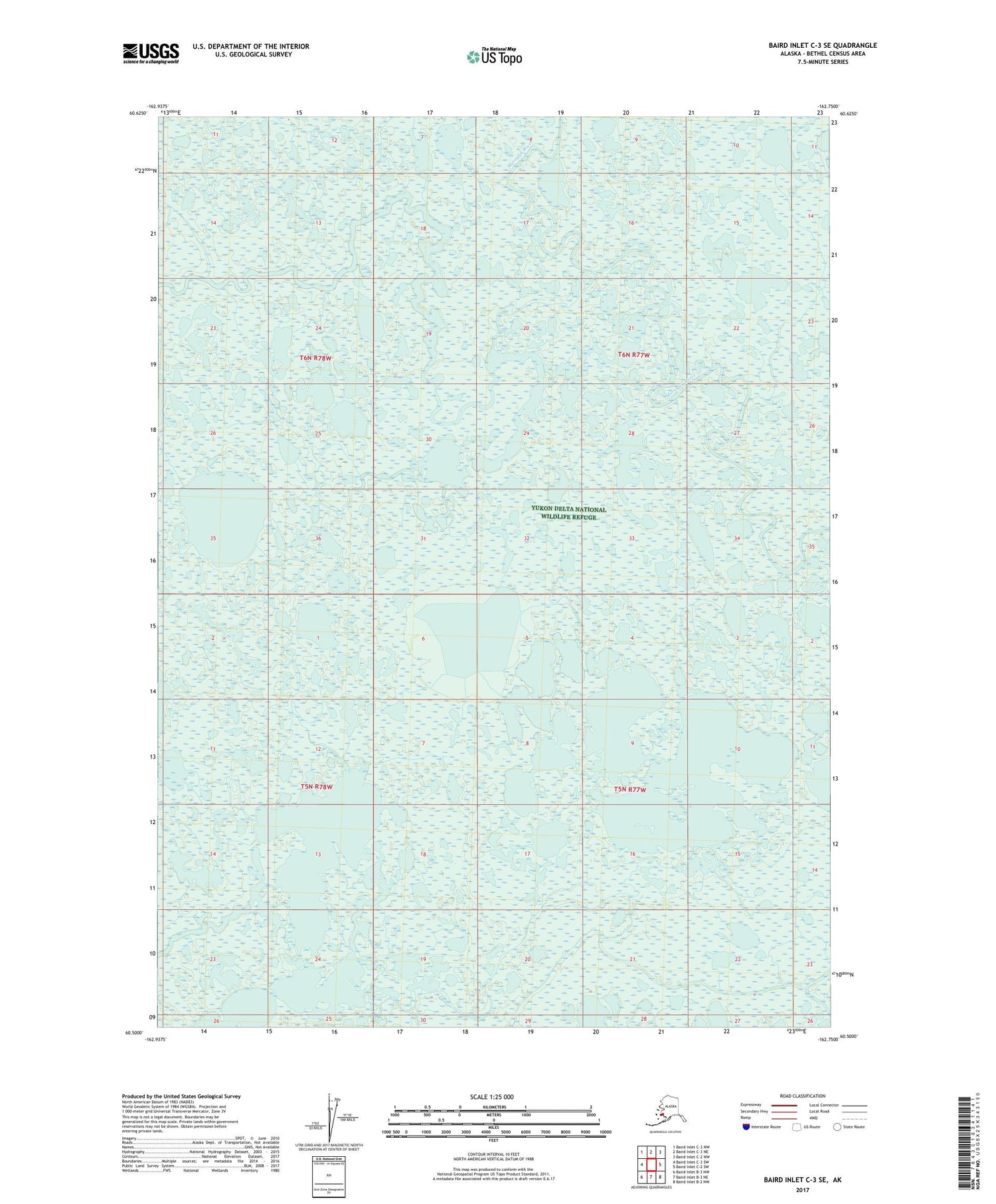 Baird Inlet C-3 SE Alaska US Topo Map Image
