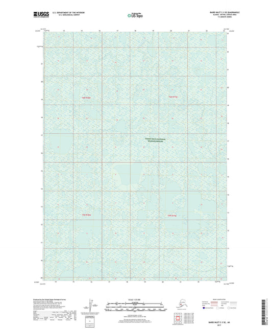 Baird Inlet C-3 SE Alaska US Topo Map Image