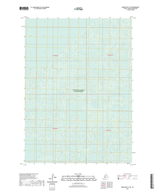 Baird Inlet C-5 SE Alaska US Topo Map Image