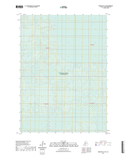 Baird Inlet C-5 SW Alaska US Topo Map Image