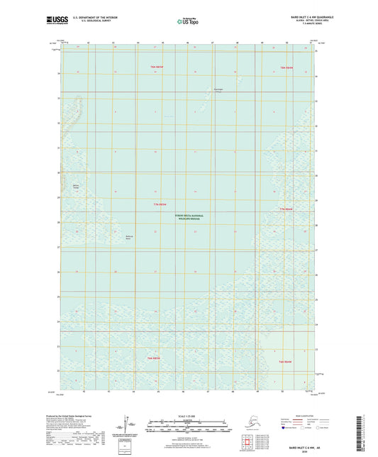 Baird Inlet C-6 NW Alaska US Topo Map Image