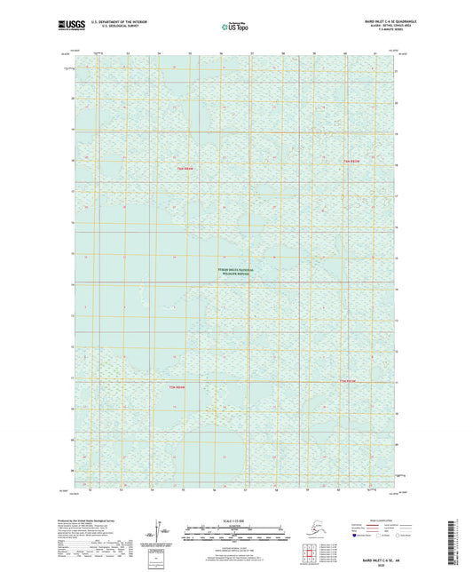 Baird Inlet C-6 SE Alaska US Topo Map Image