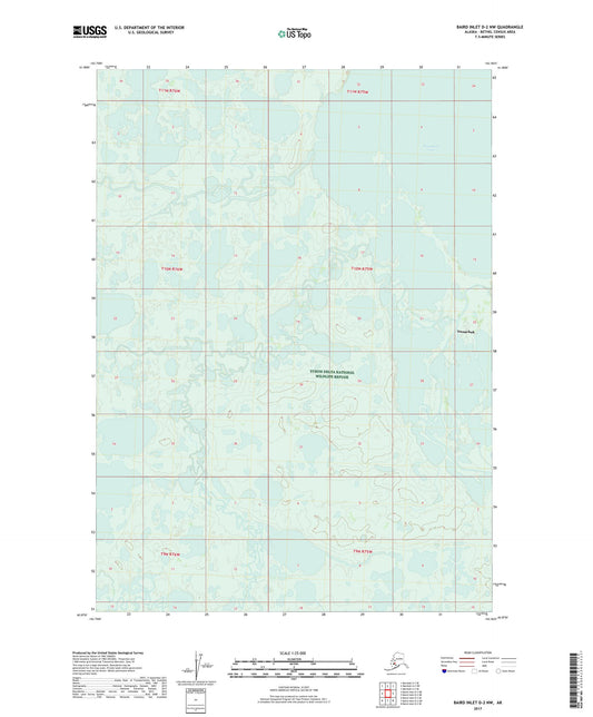 Baird Inlet D-2 NW Alaska US Topo Map Image