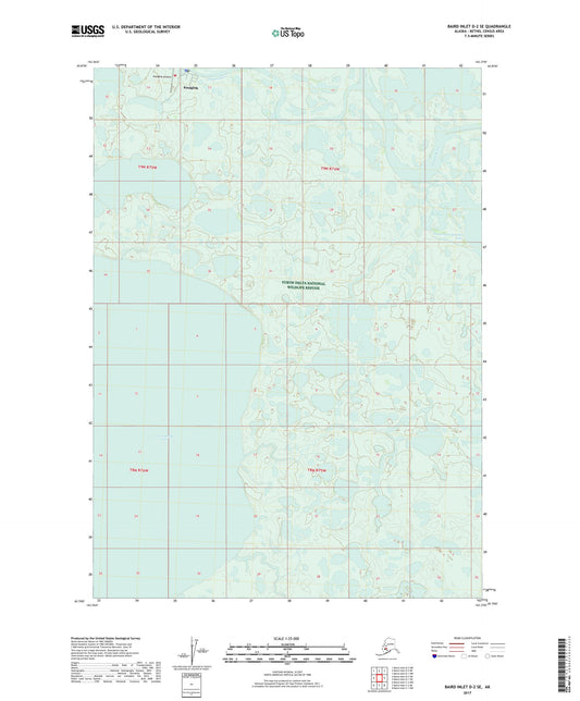 Baird Inlet D-2 SE Alaska US Topo Map Image