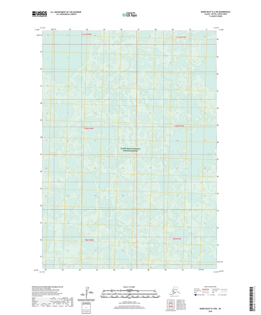 Baird Inlet D-3 NW Alaska US Topo Map Image