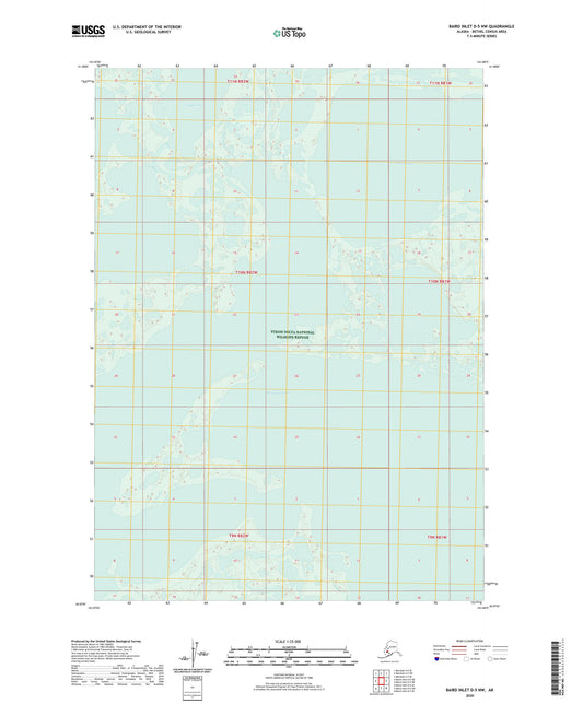 Baird Inlet D-5 NW Alaska US Topo Map Image