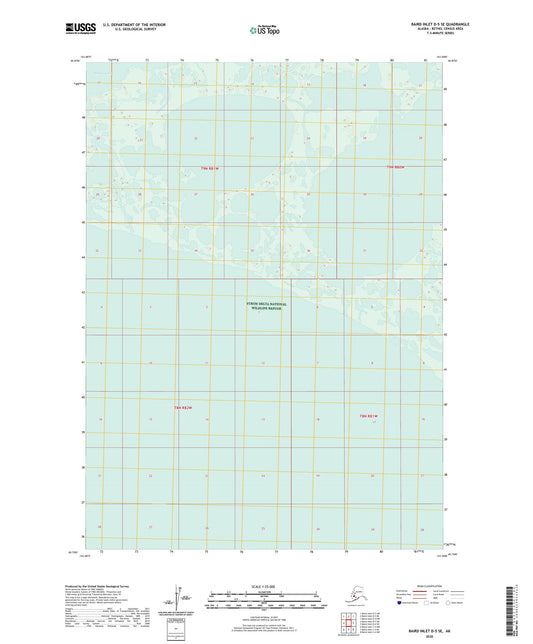 Baird Inlet D-5 SE Alaska US Topo Map Image