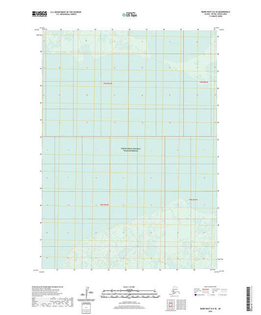 Baird Inlet D-6 SE Alaska US Topo Map Image