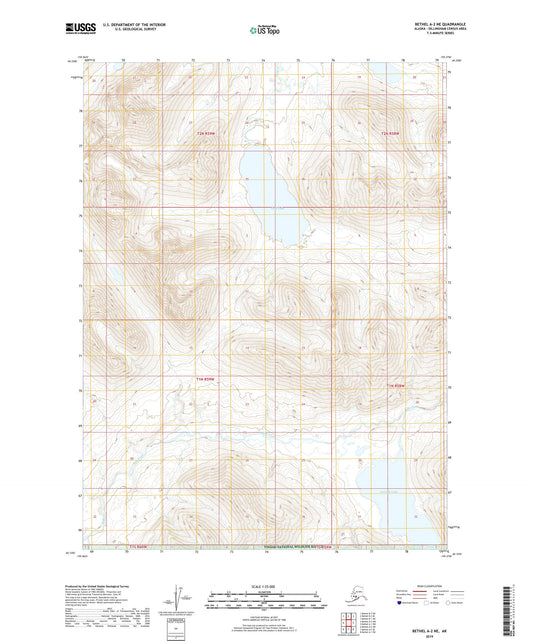 Bethel A-2 NE Alaska US Topo Map Image