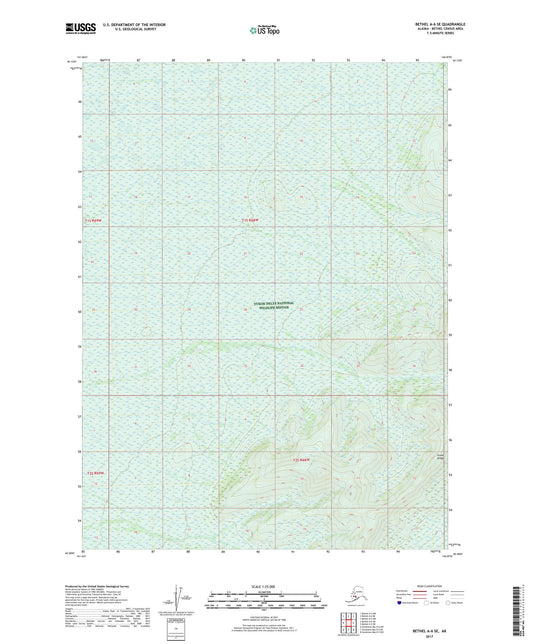 Bethel A-6 SE Alaska US Topo Map Image