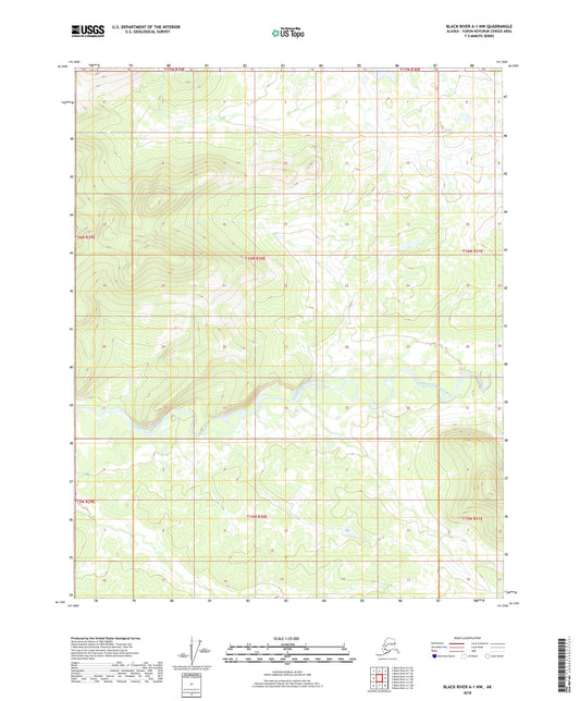 Black River A-1 NW Alaska US Topo Map Image
