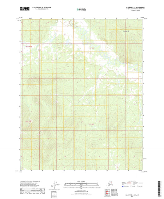 Black River A-2 SE Alaska US Topo Map Image