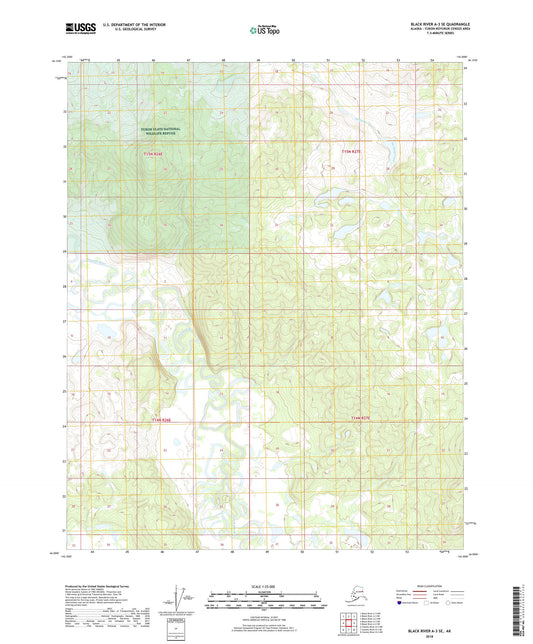 Black River A-3 SE Alaska US Topo Map Image