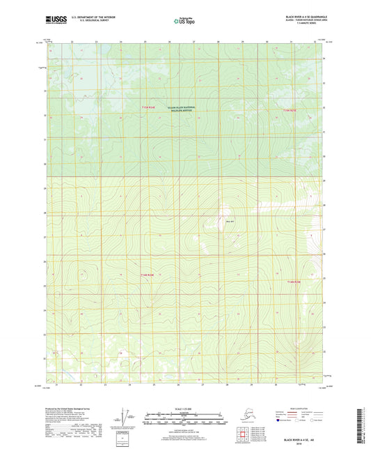 Black River A-4 SE Alaska US Topo Map Image
