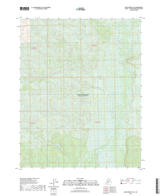 Black River A-5 SE Alaska US Topo Map Image