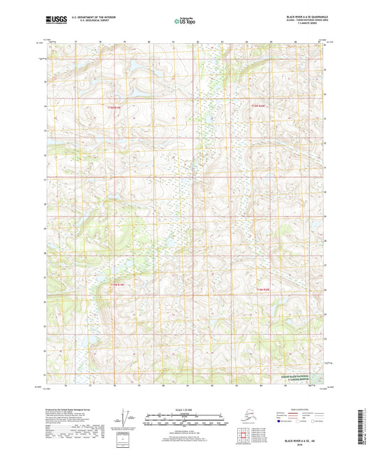 Black River A-6 SE Alaska US Topo Map Image