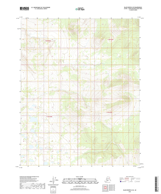 Black River B-2 SE Alaska US Topo Map Image