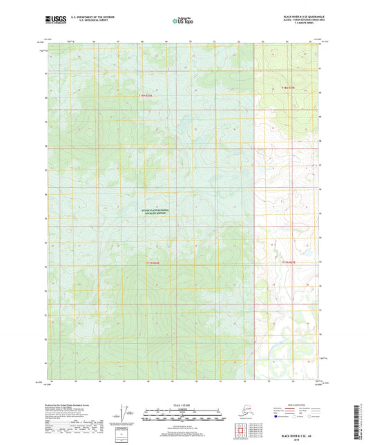 Black River B-3 SE Alaska US Topo Map Image
