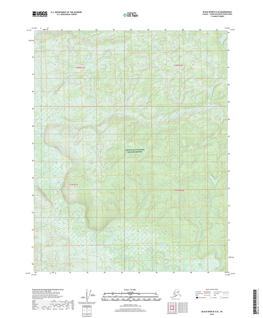 Black River B-5 SE Alaska US Topo Map Image