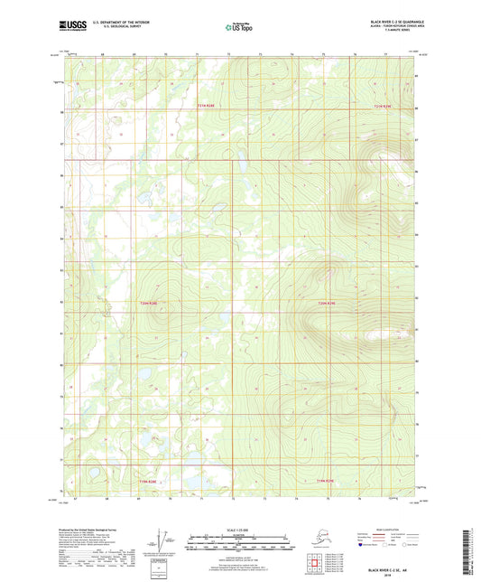 Black River C-2 SE Alaska US Topo Map Image