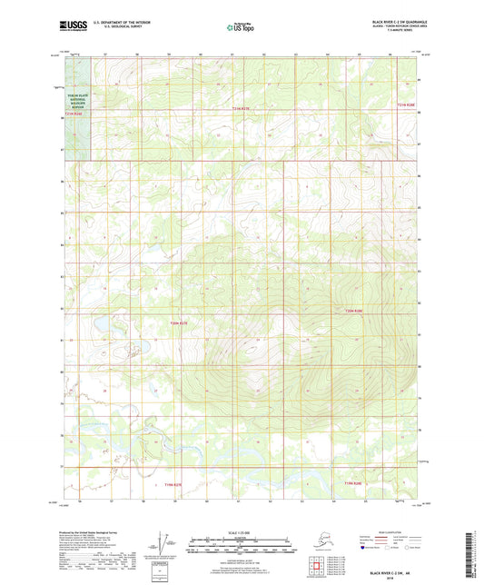 Black River C-2 SW Alaska US Topo Map Image