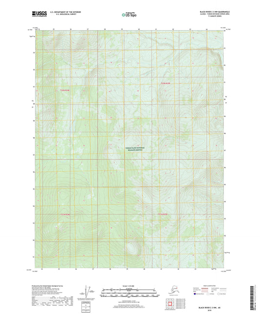 Black River C-3 NW Alaska US Topo Map Image