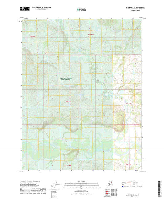 Black River C-3 SE Alaska US Topo Map Image