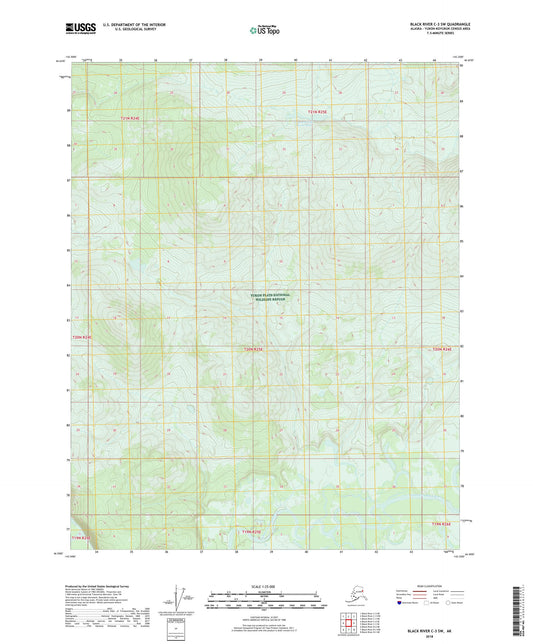 Black River C-3 SW Alaska US Topo Map Image