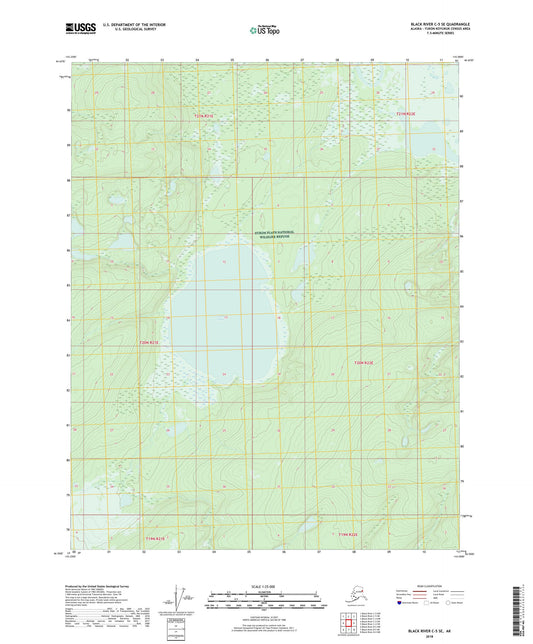 Black River C-5 SE Alaska US Topo Map Image
