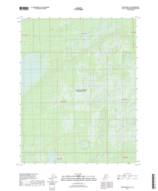 Black River C-6 SE Alaska US Topo Map Image