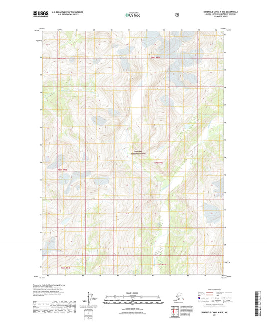 Bradfield Canal A-3 SE Alaska US Topo Map Image