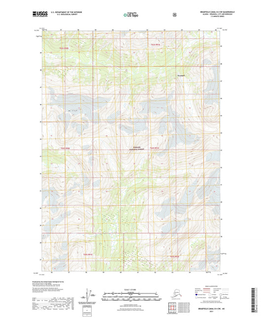 Bradfield Canal B-4 SW Alaska US Topo Map Image