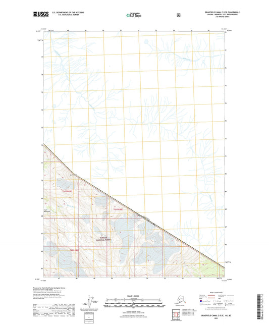 Bradfield Canal C-5 SE Alaska US Topo Map Image
