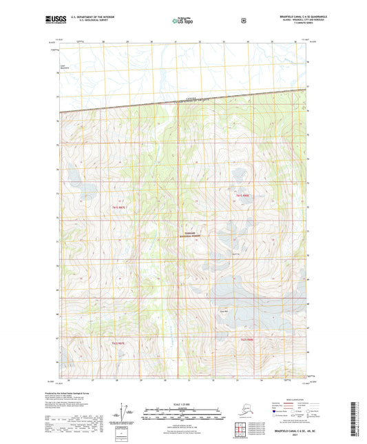 Bradfield Canal C-6 SE Alaska US Topo Map Image