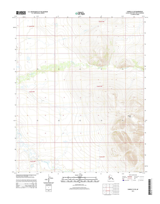 Candle C-6 SE Alaska US Topo Map Image