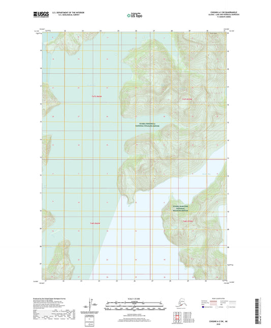 Chignik A-2 SW Alaska US Topo Map Image
