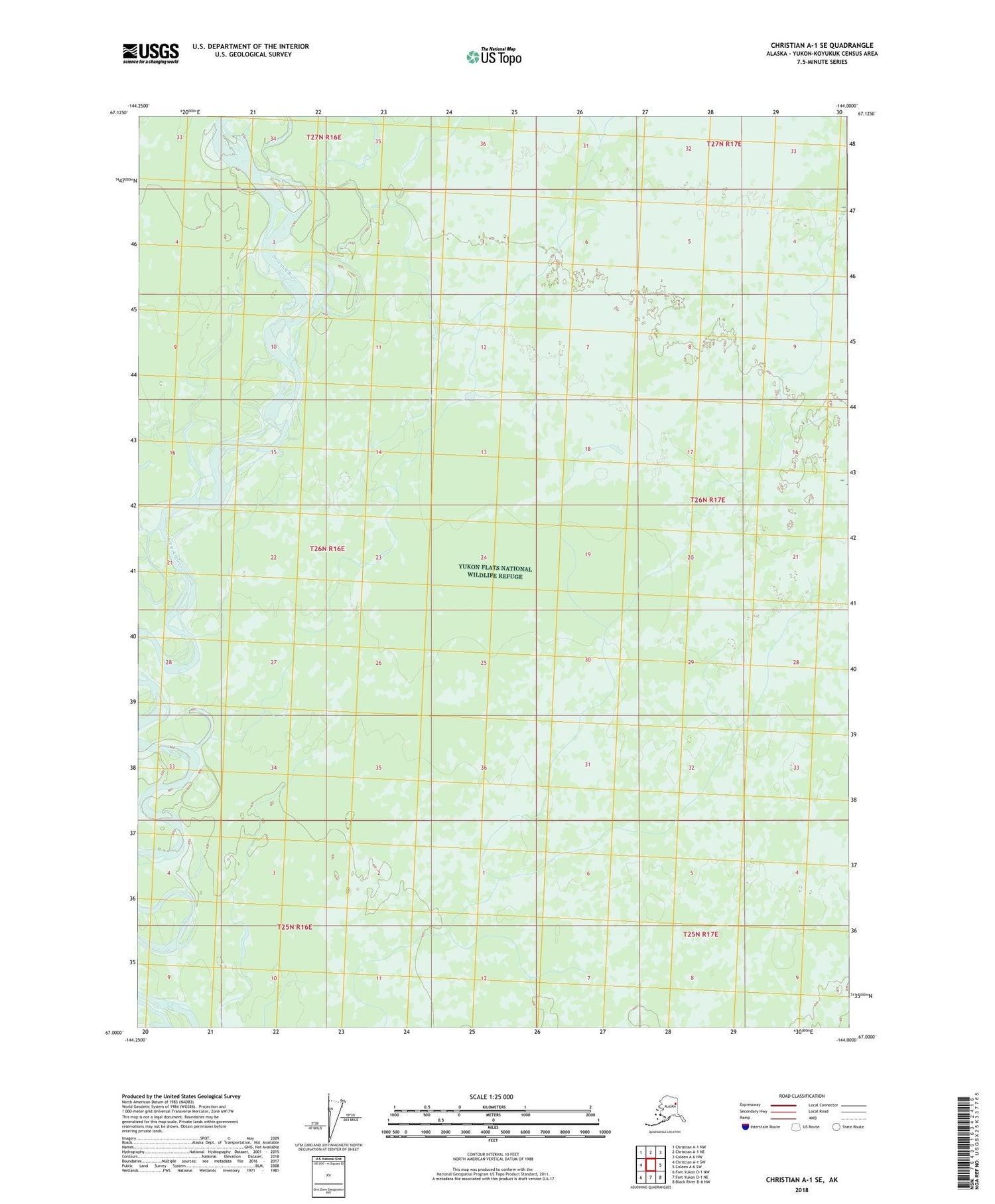 Christian A-1 SE Alaska US Topo Map Image