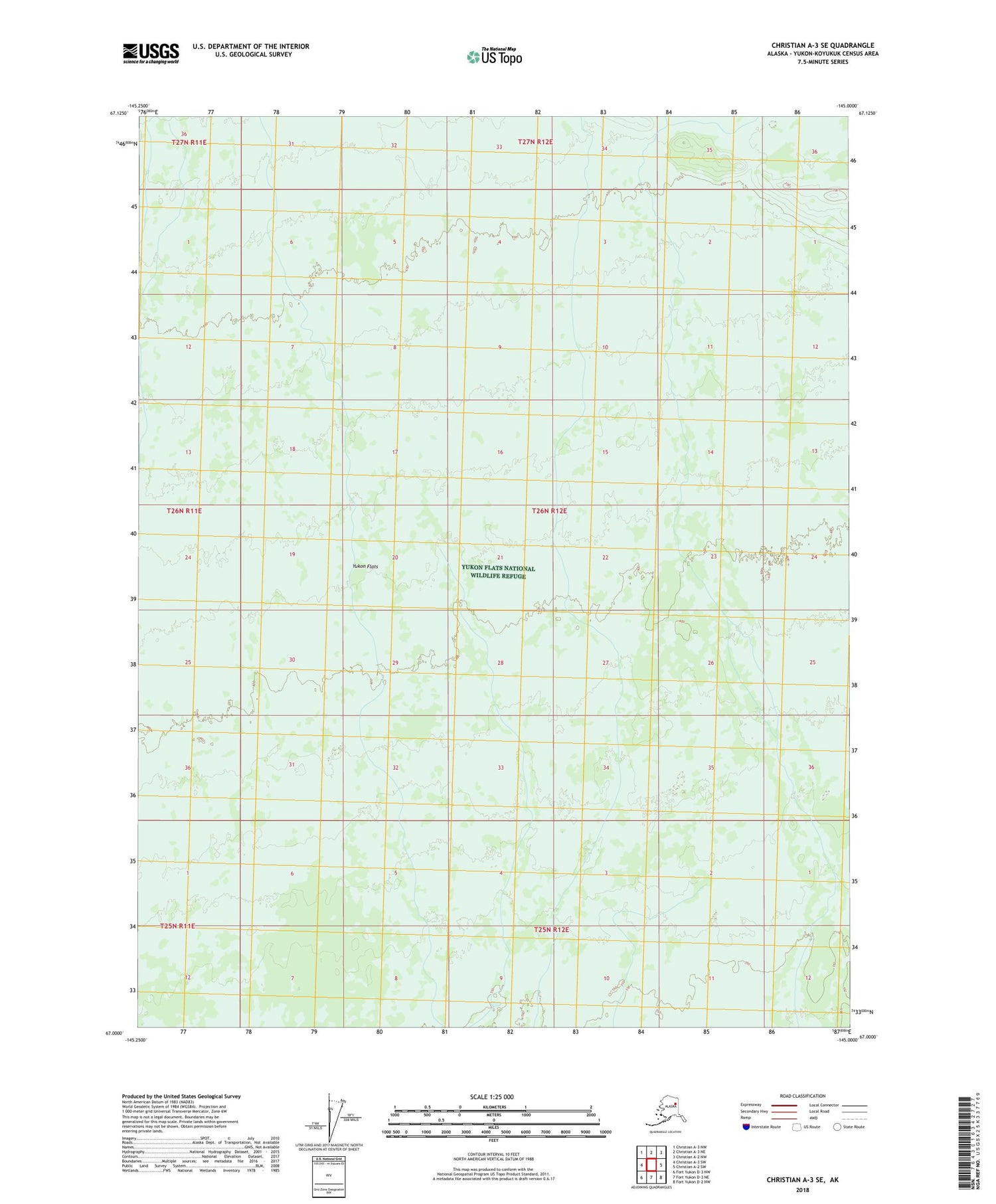 Christian A-3 SE Alaska US Topo Map Image