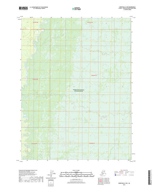 Christian A-3 SW Alaska US Topo Map Image