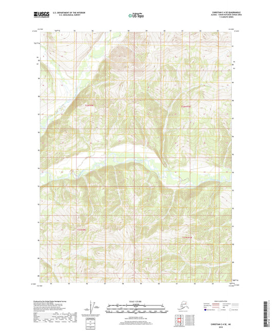 Christian C-4 SE Alaska US Topo Map Image