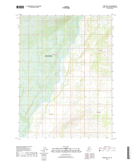 Christian C-5 SE Alaska US Topo Map Image