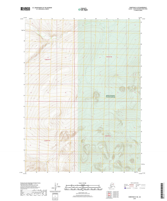 Christian D-3 SE Alaska US Topo Map Image