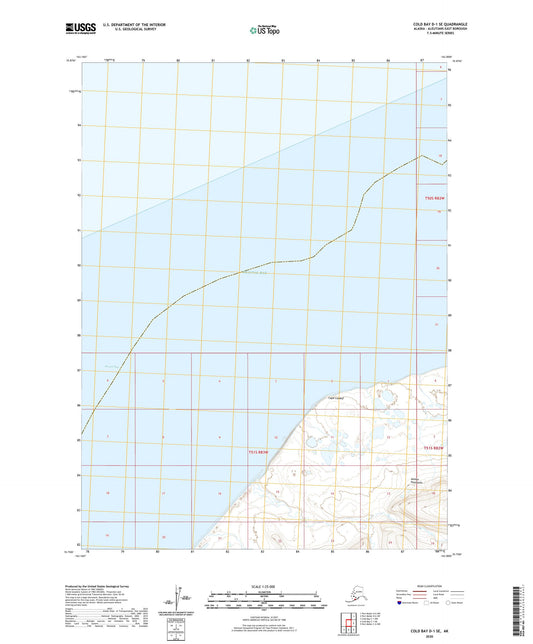 Cold Bay D-1 SE Alaska US Topo Map Image
